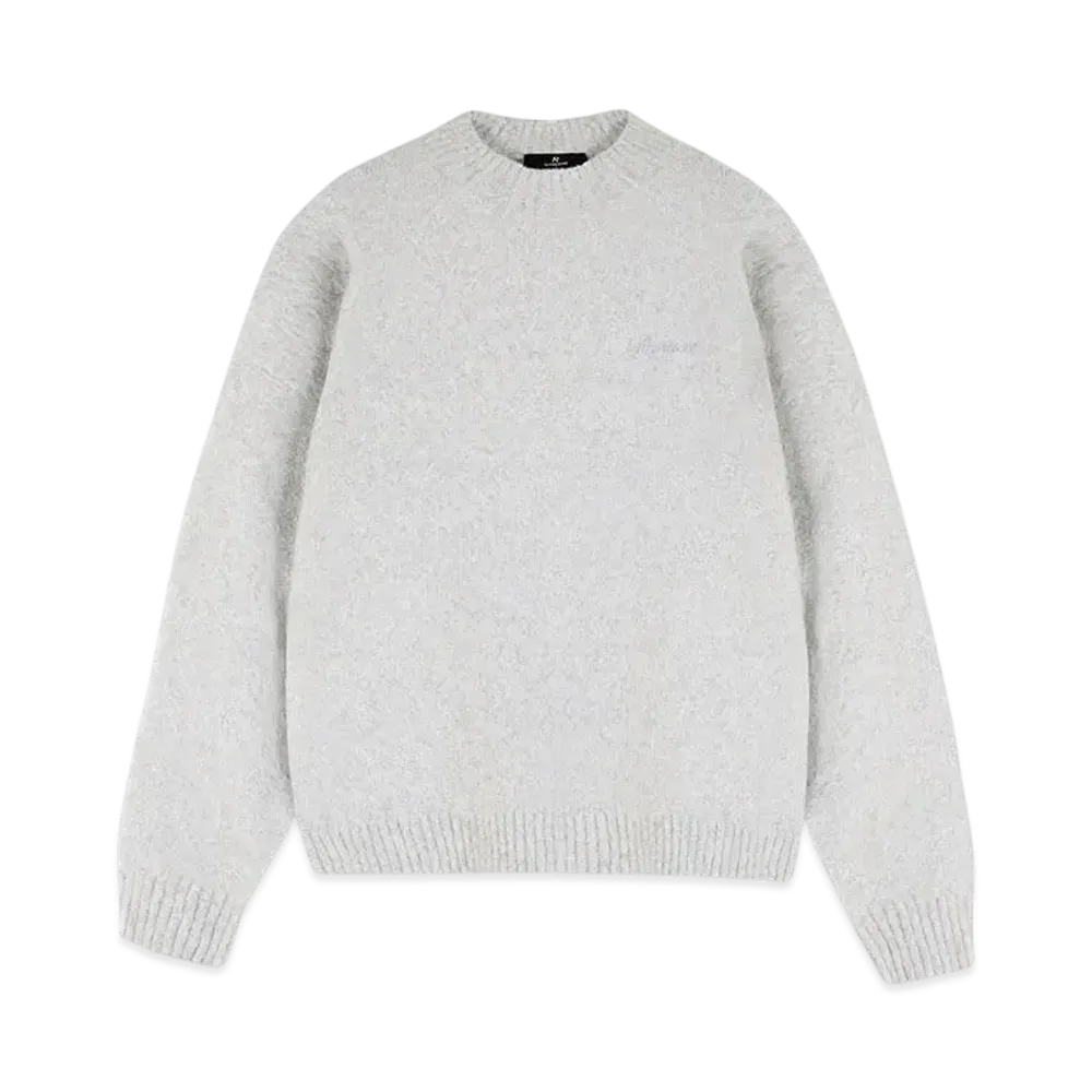 REPRESENT Marled Knit Jumper "Ice Grey Marl"