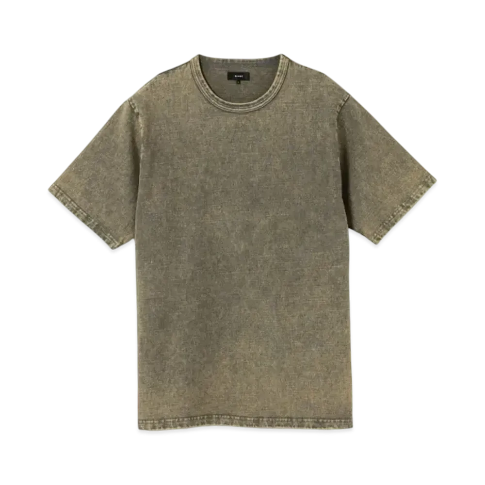 BEAMS Faded Crew Neck Tee "Kinako"