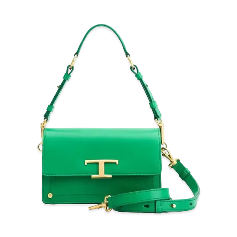TOD'S T Timeles Shoulder Bag Mini "Green"