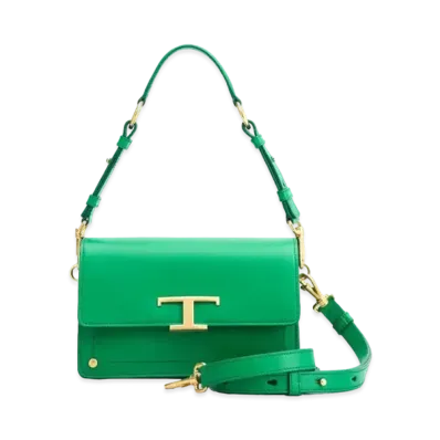 TOD'S T Timeles Shoulder Bag Mini "Green"