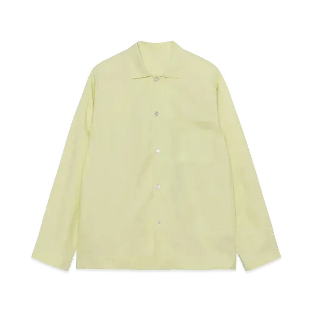 Stussy TEKLA Poplin Pyjama Shirt "Lime"