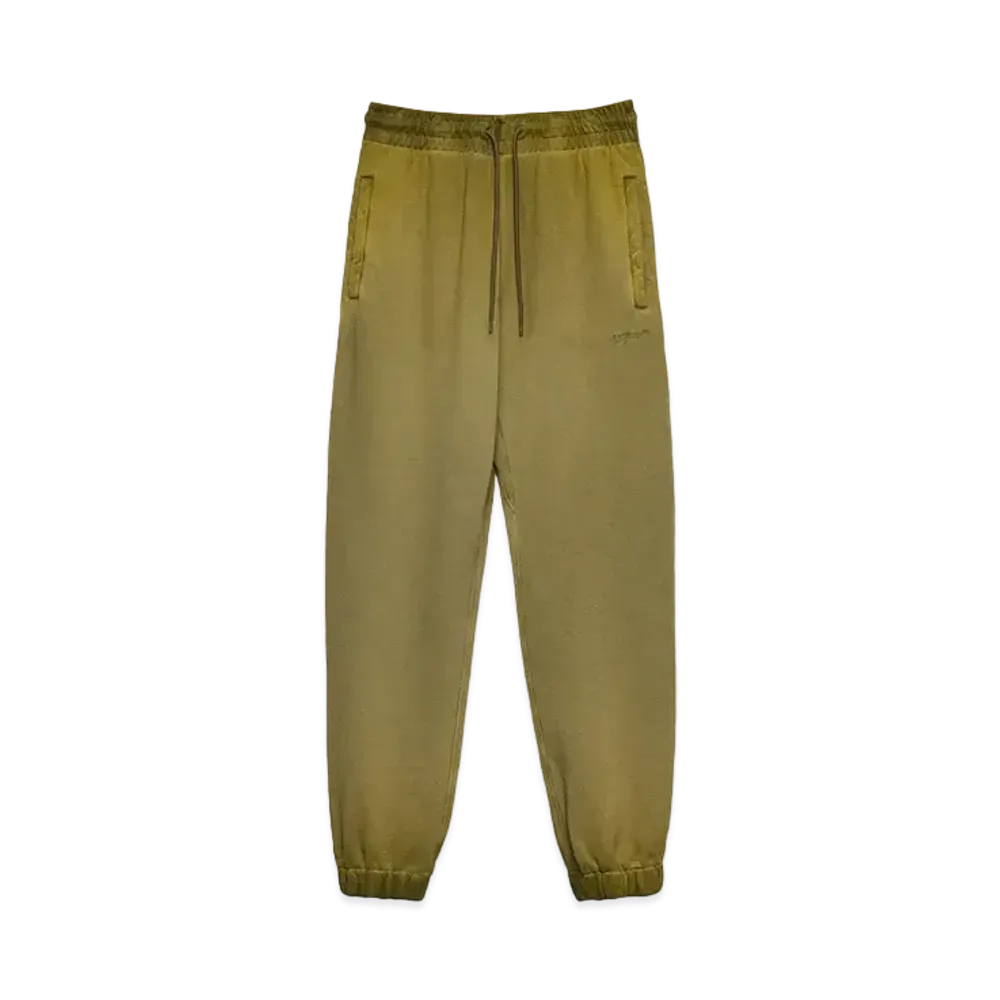 MSGM Jersey Jogging Pants With Faded Effect "Khaki"