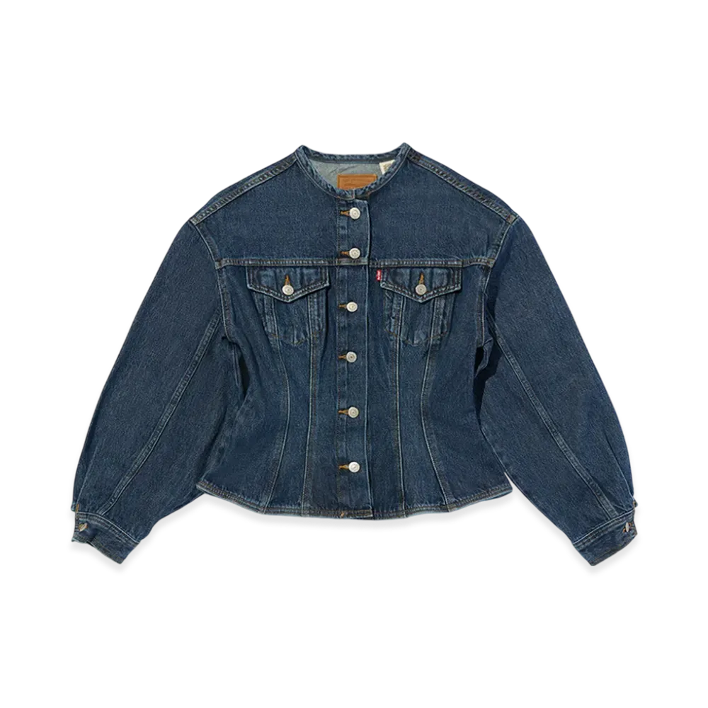 Levi's Sculpted Trucker Jacket "Dark Indigo"