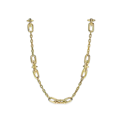 Tiffany & Co. Titan by Pharrell Williams Medium Link Station Necklace "Yellow Gold/Diamond"