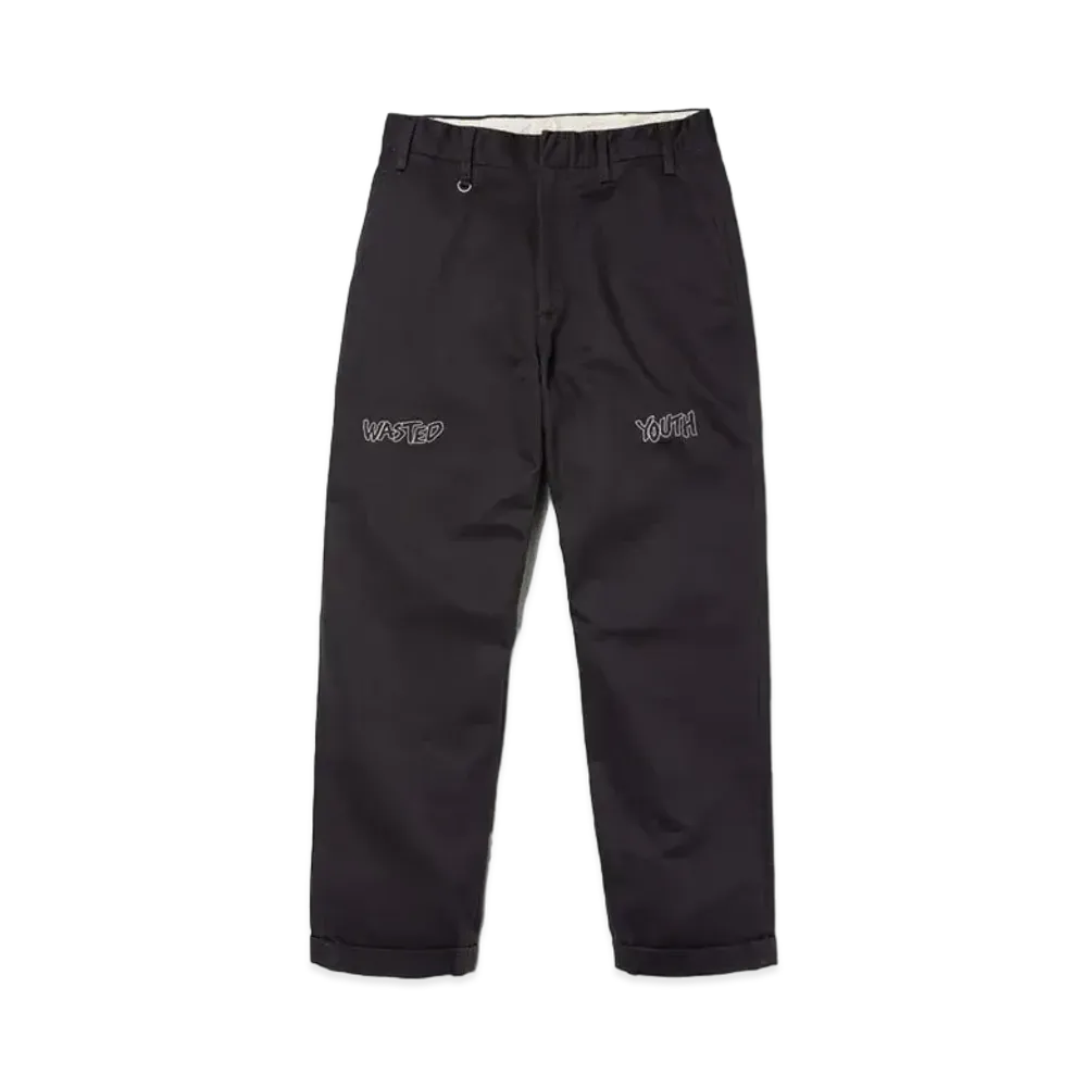 Wasted Youth Chino Pants "Charcoal" / VERDY