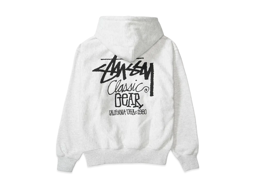 Stussy Classic Gear Hoodie "Ash Heather"