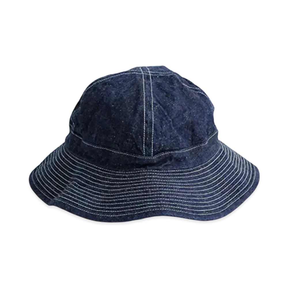 orSlow US Navy Hat "Denim One Wash"
