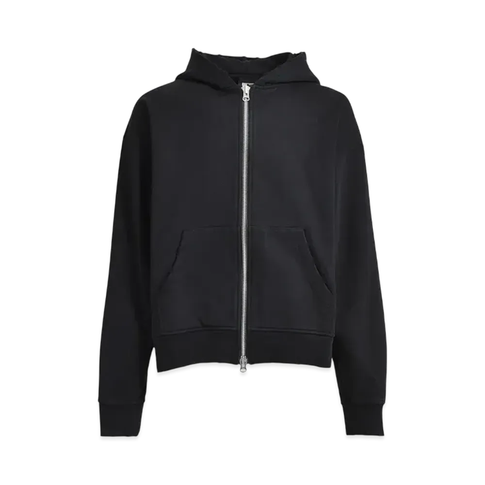 BREATH Newrich Short Zip Hoodie "Black"