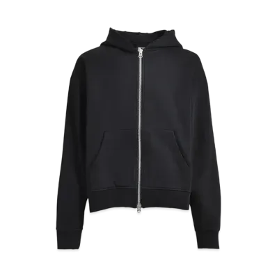 BREATH Newrich Short Zip Hoodie "Black"