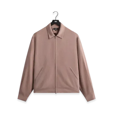 Kith Cupro Linen Connor Blouson Jacket "Dusty Mauve"