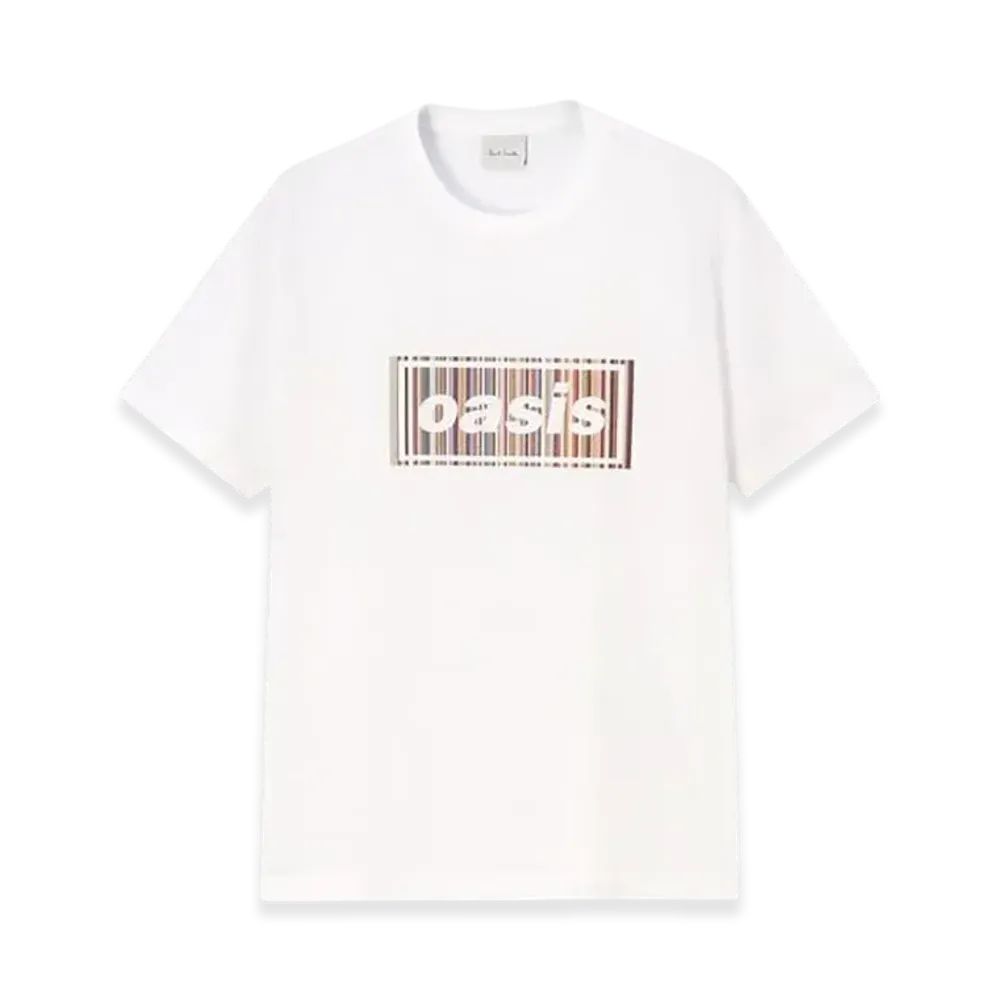 Paul Smith x Oasis Signature Stripe Logo T-Shirt "White"