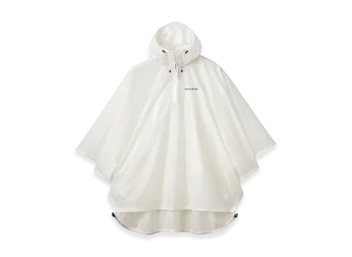 mont-bell Trekking Rain Poncho "White"