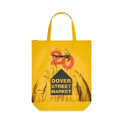 Dover Street Market London x Stone Island 20th Anniversary Tote "Yellow"