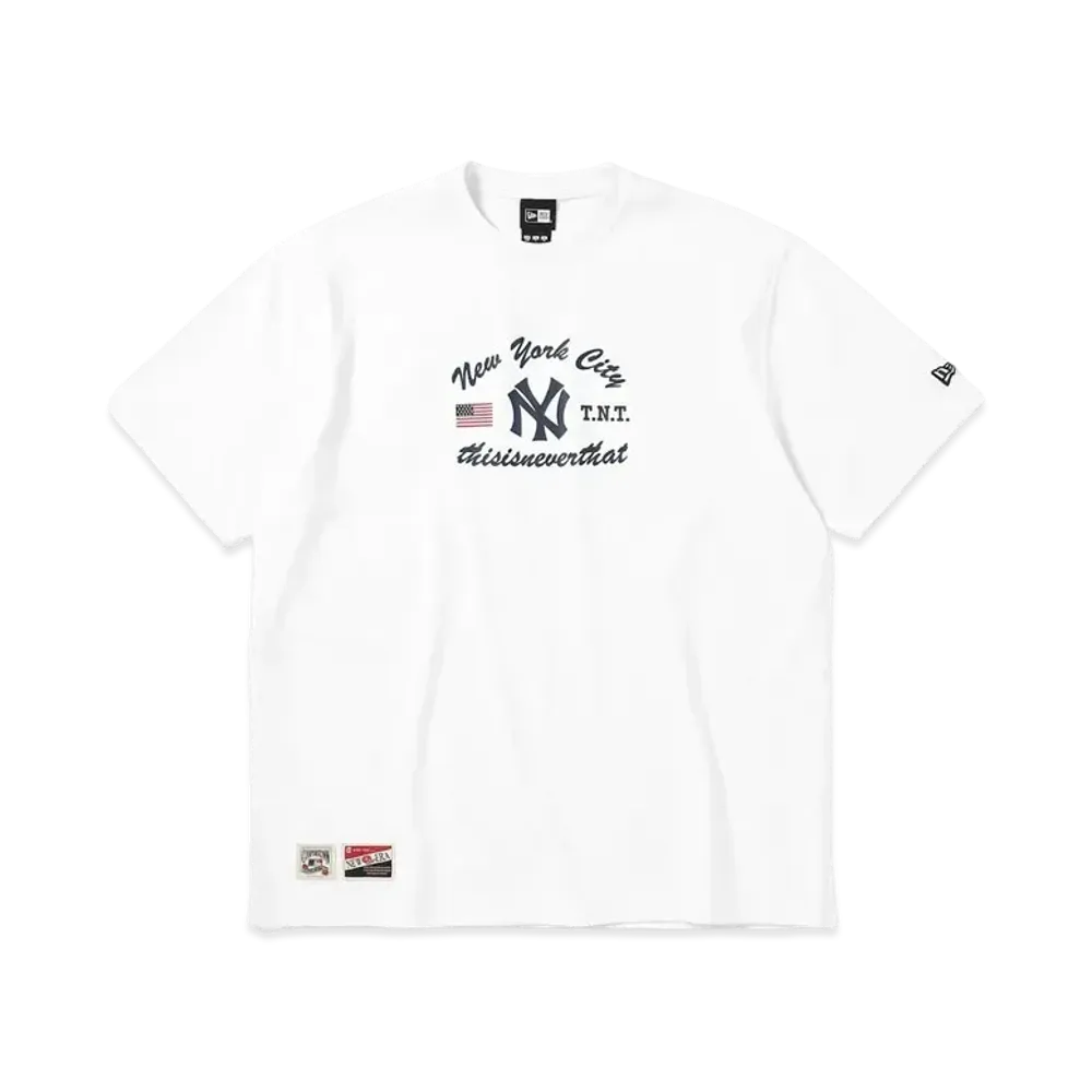 NEW ERA x thisisneverthat x MLB Logo Print T-shirt "White"