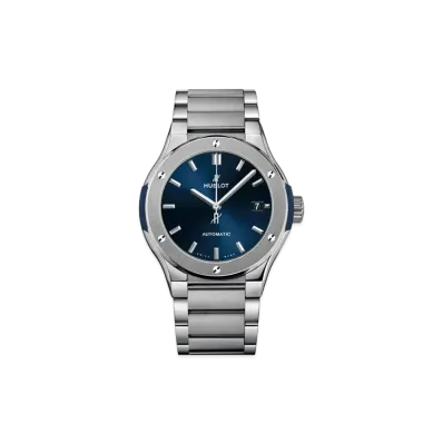 HUBLOT Classic Fusion Blue Titanium Bracelet 33mm
