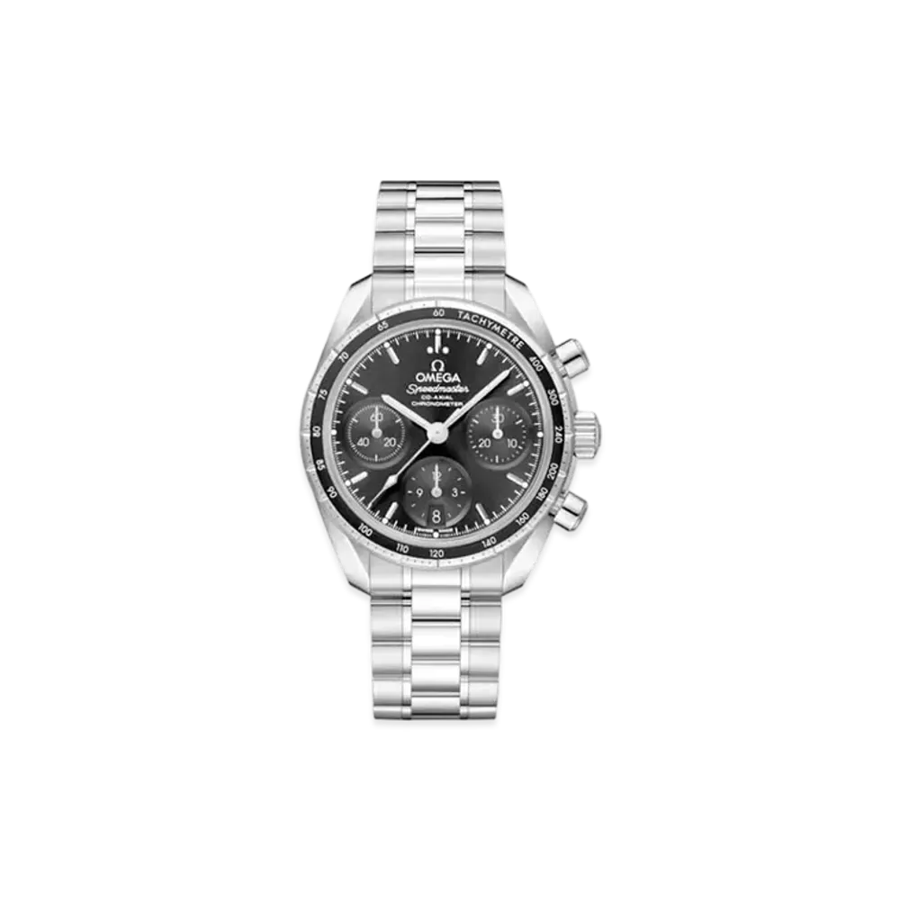 OMEGA Speedmaster Co-Axial Chronograph 38MM "Stainless Steel/Black" 324.30.38.50.01.001