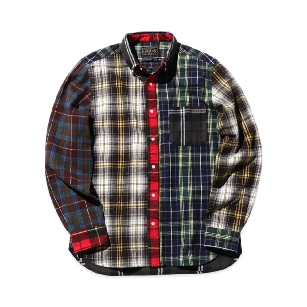 BEAMS B.D. Check Panel "Black"