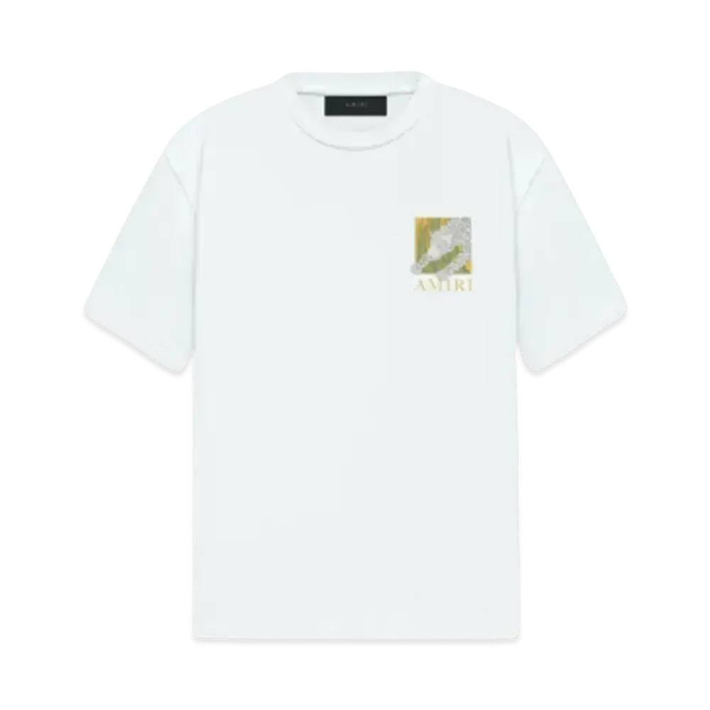 AMIRI Leopard Tee "White"