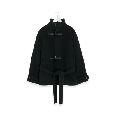 LEMAIRE Women's Short Duffle Coat "Black"