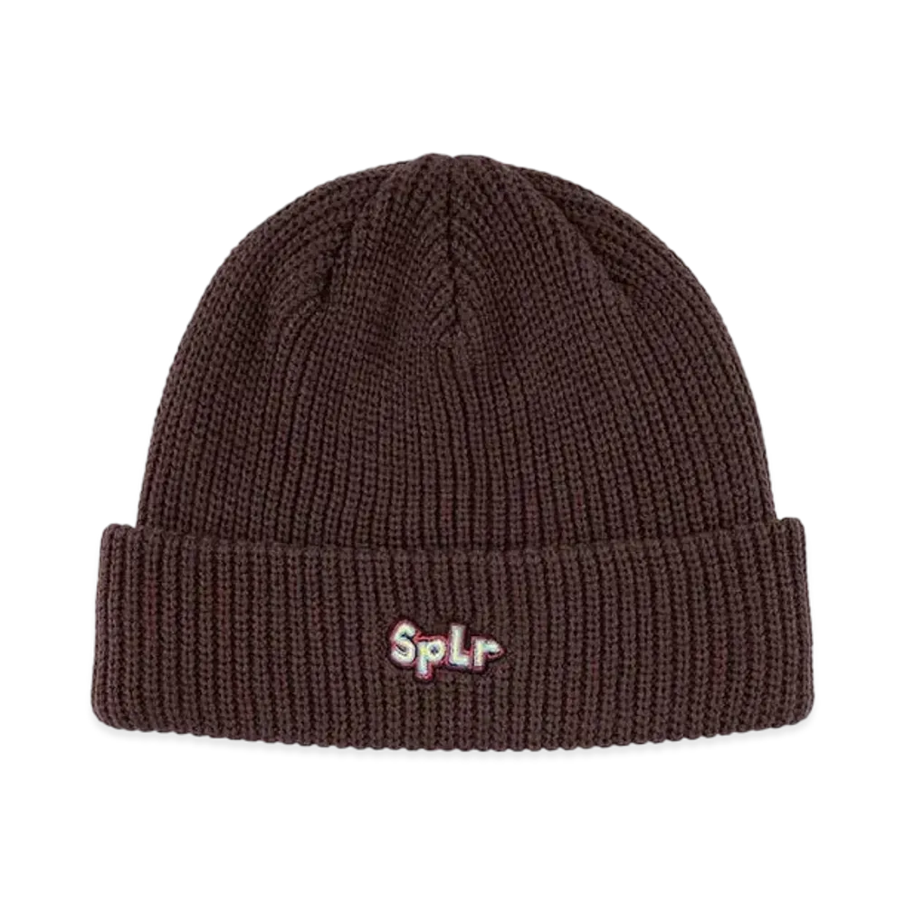 SPLR Crayon Logo Beanie "Brown"