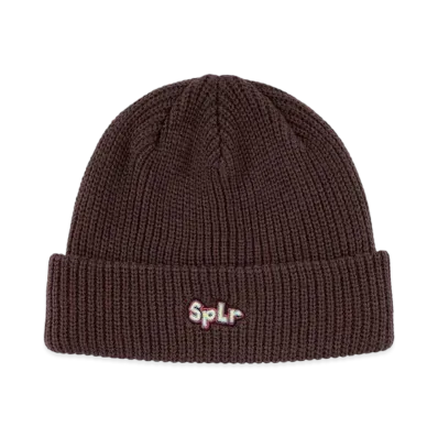 SPLR Crayon Logo Beanie "Brown"
