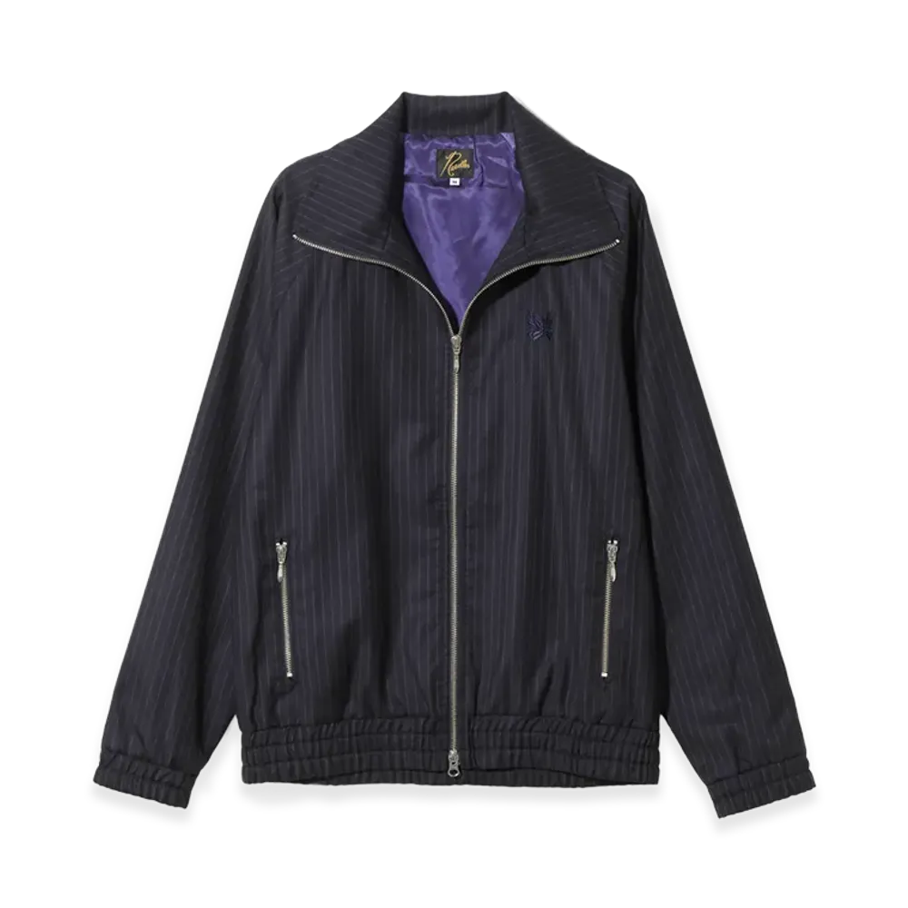 NEEDLES Track Jacket St. Wool Viyella "Navy"