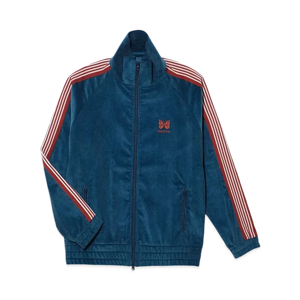 KEBOZ Needles x Keboz Corduroy Track Jacket "Turquoise"