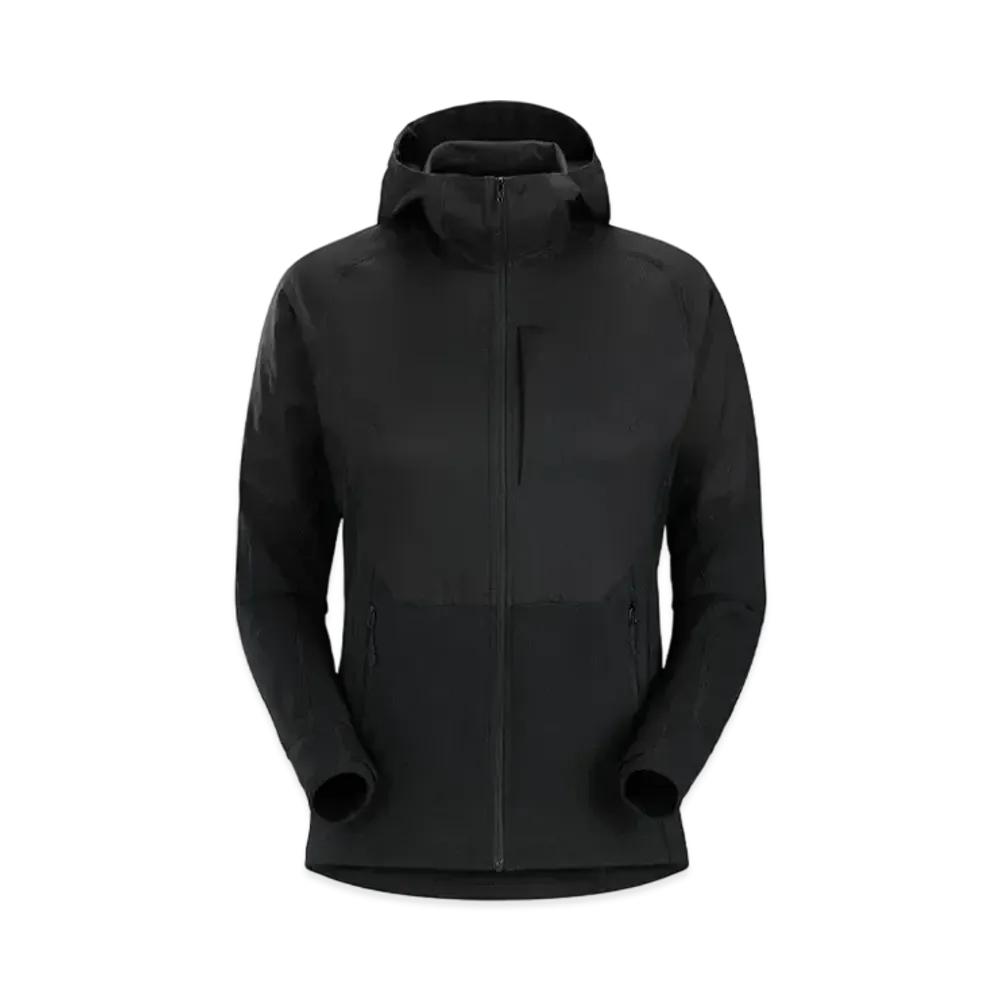 ARC'TERYX Women's DeLTa Hybrid Hoody X000006186 "Black"