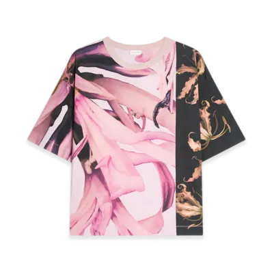DRIES VAN NOTEN Oversized Tee "Pale pink"