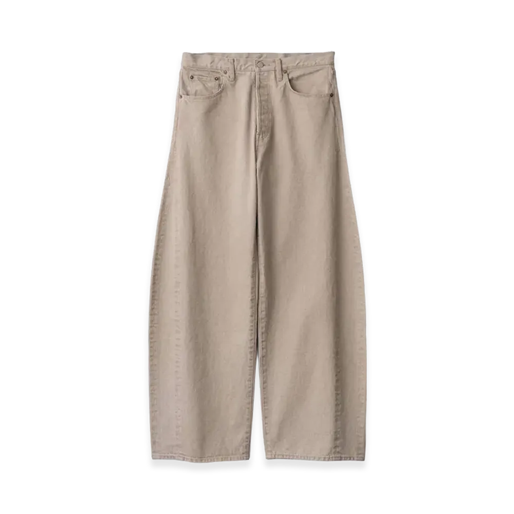 ssstein Deformation Wide Color Denim Pants "Beige"