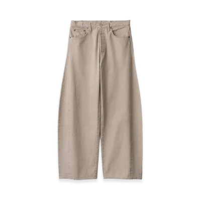 ssstein Deformation Wide Color Denim Pants "Beige"