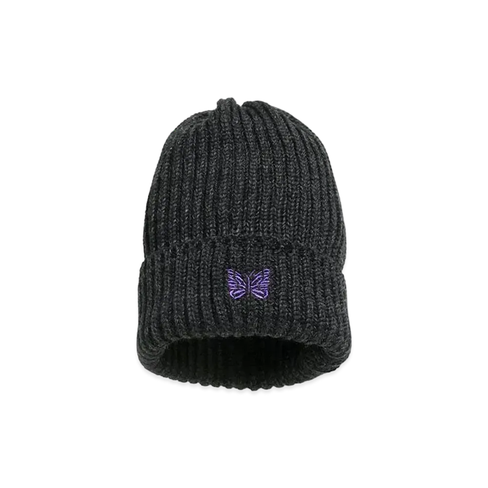 Needles WATCH CAP - MERINO WOOL "Charcoal"