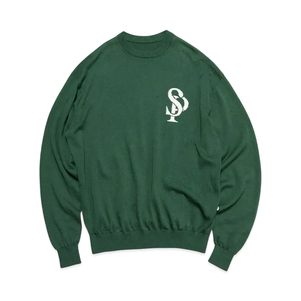 SOPHNET. SP Crewneck Knit "Green"