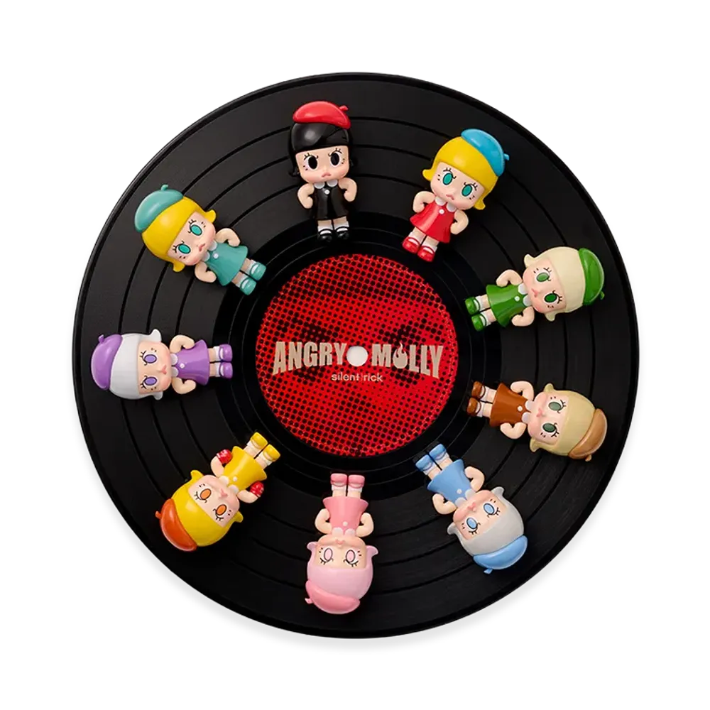 POP MART Angry Molly Mini Figure Set - Long Play 9