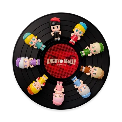 POP MART Angry Molly Mini Figure Set - Long Play 9