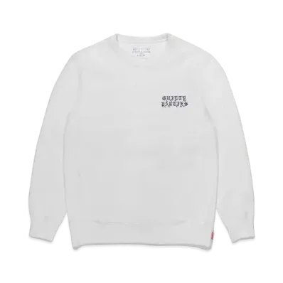 WACKO MARIA GP-C0001-BLANKLINE-BOB-NICETIME- / HEAVY WEIGHT CREW NECK SWEAT SHIRT"White"