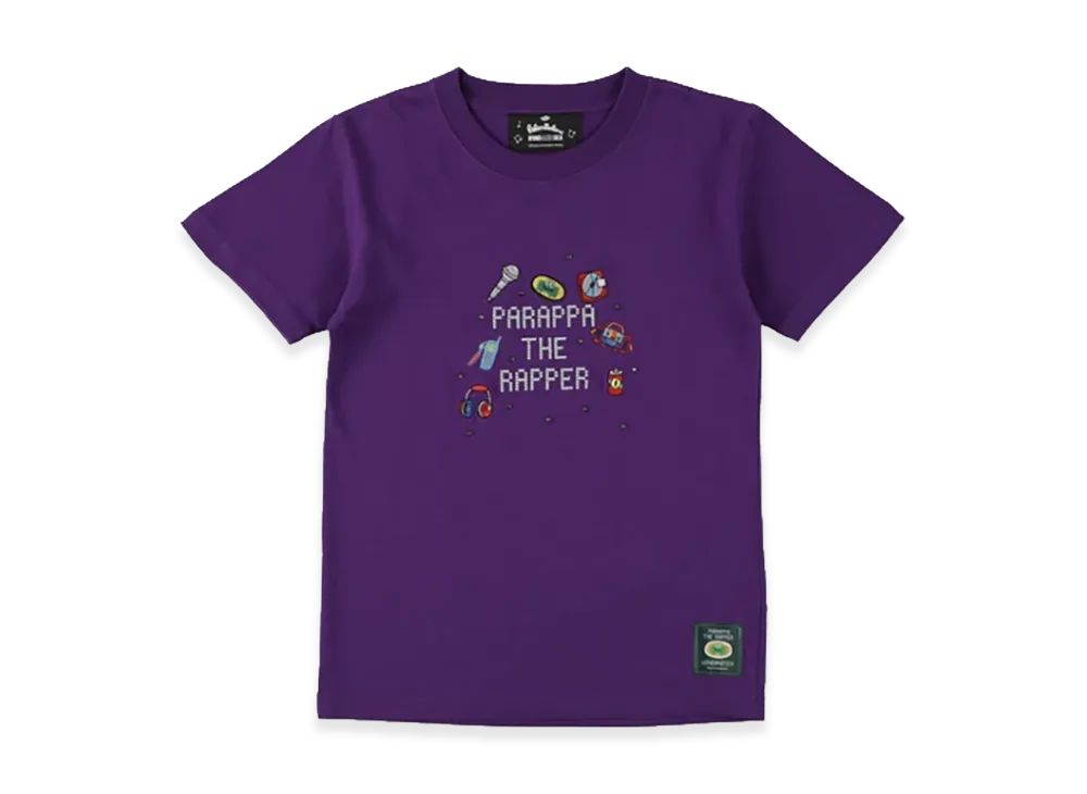 WIND AND SEA x Parappa The Rapper Kids Parappa Rhinestone Tee "Purple"