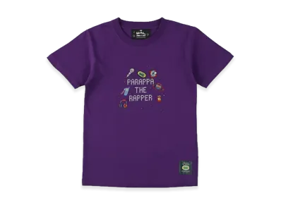 WIND AND SEA x Parappa The Rapper Kids Parappa Rhinestone Tee "Purple"