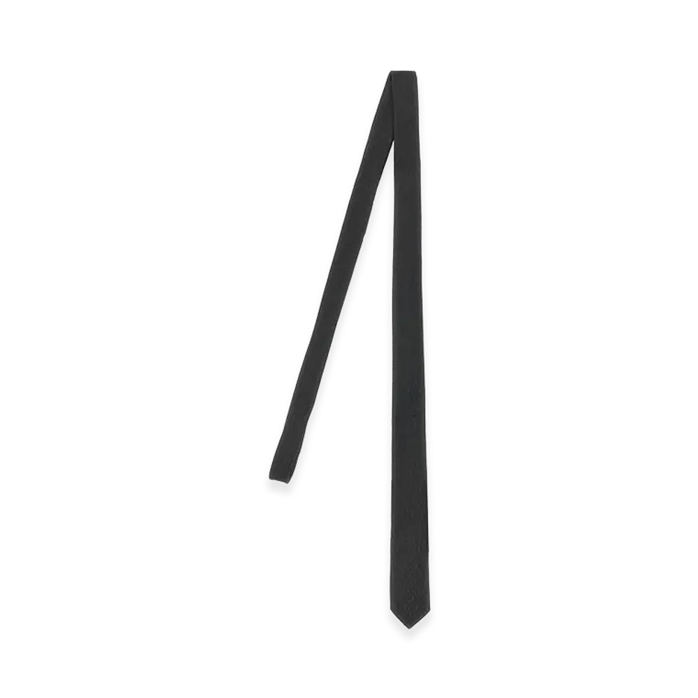 Saint Laurent Monogram Y Tie "Black"