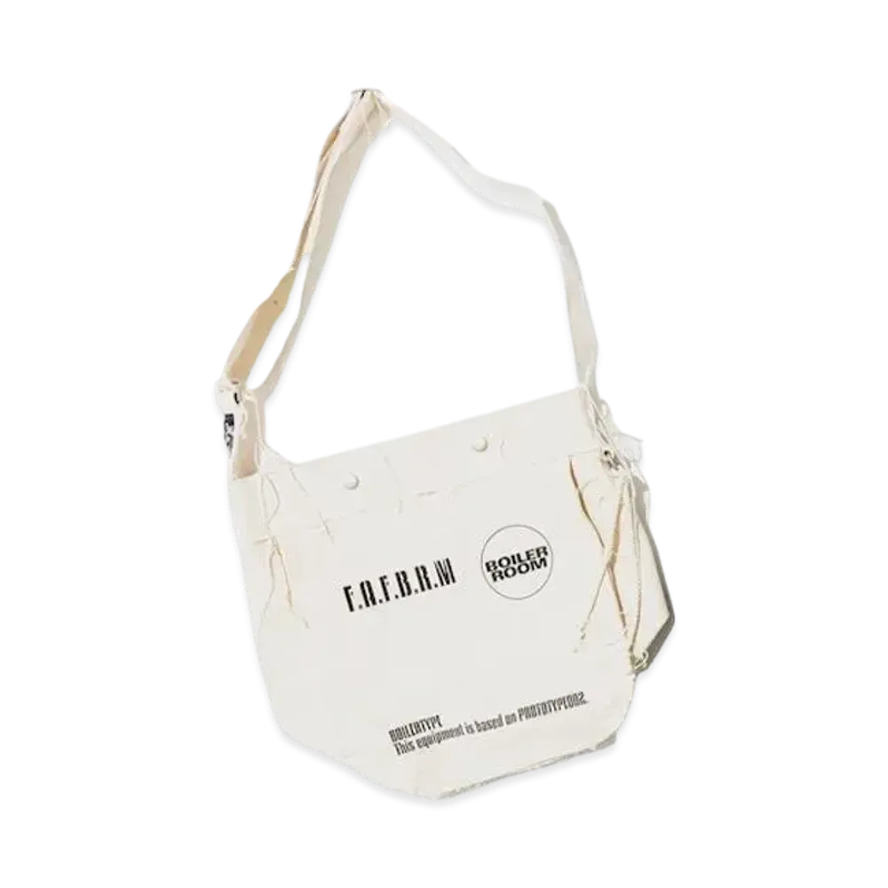 BEAMS T x Boiler Room x FAF Sholder Bag "Ecru"