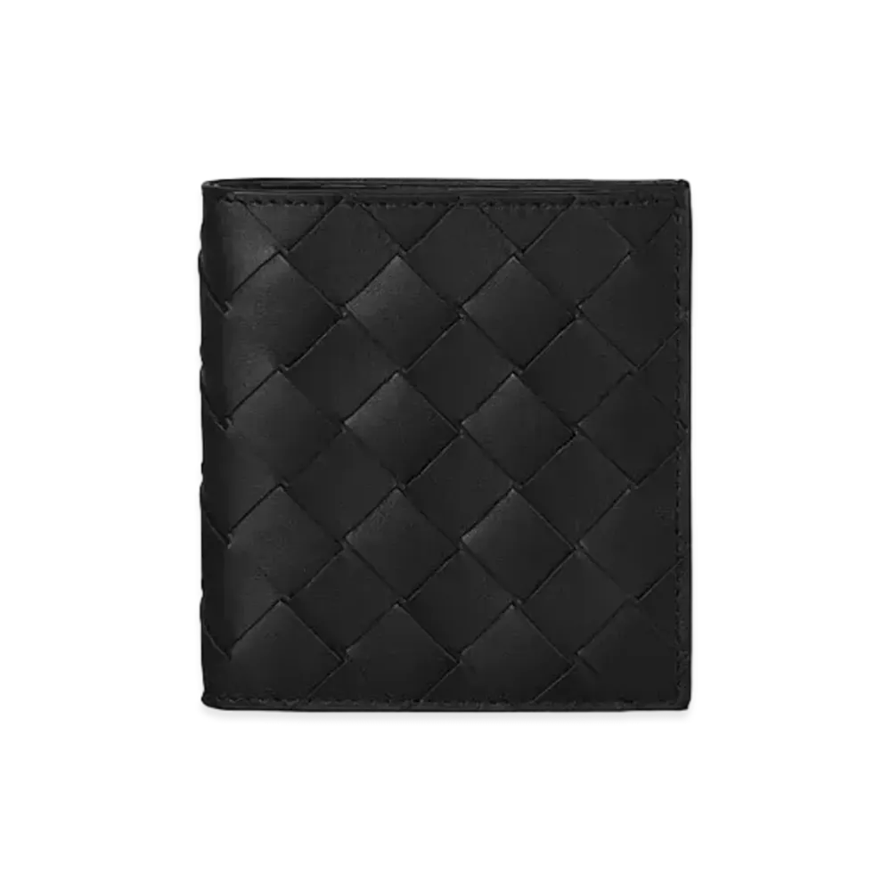 Bottega Veneta Slim Bifold Wallet "Black"