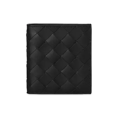 Bottega Veneta Slim Bifold Wallet "Black"