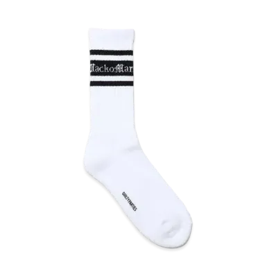 WACKO MARIA Logo Jacquard Socks "Black"