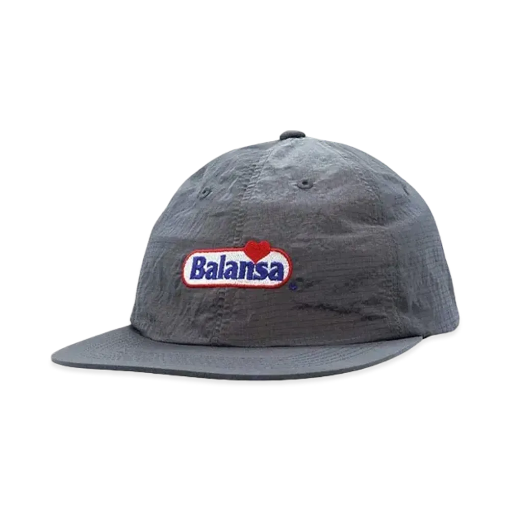 SOUND SHOP balansa balansa heart logo nylon cap "CHARCOAL"