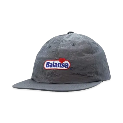 SOUND SHOP balansa balansa heart logo nylon cap "CHARCOAL"