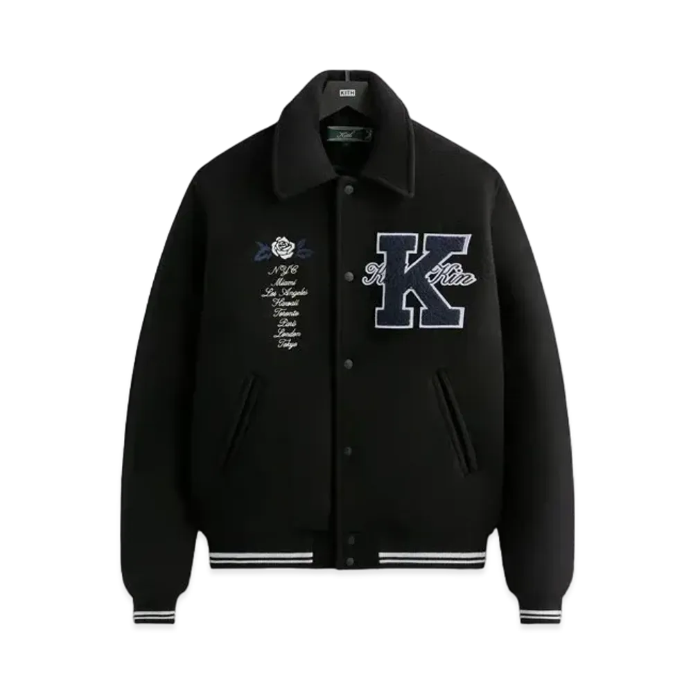 Kith Wool Coaches Jacket "Black"