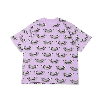 atmos Flag All Over Print T-Shirts "Purple"