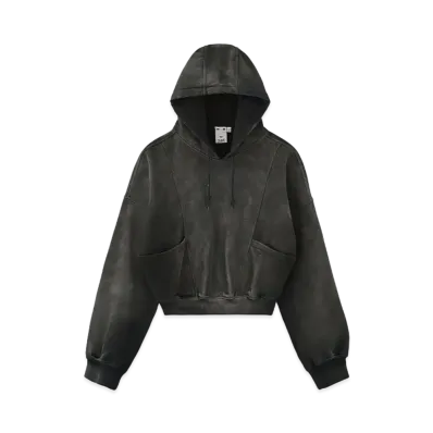 X-Girl Distressed Compact Sweat Hoodie "Black"