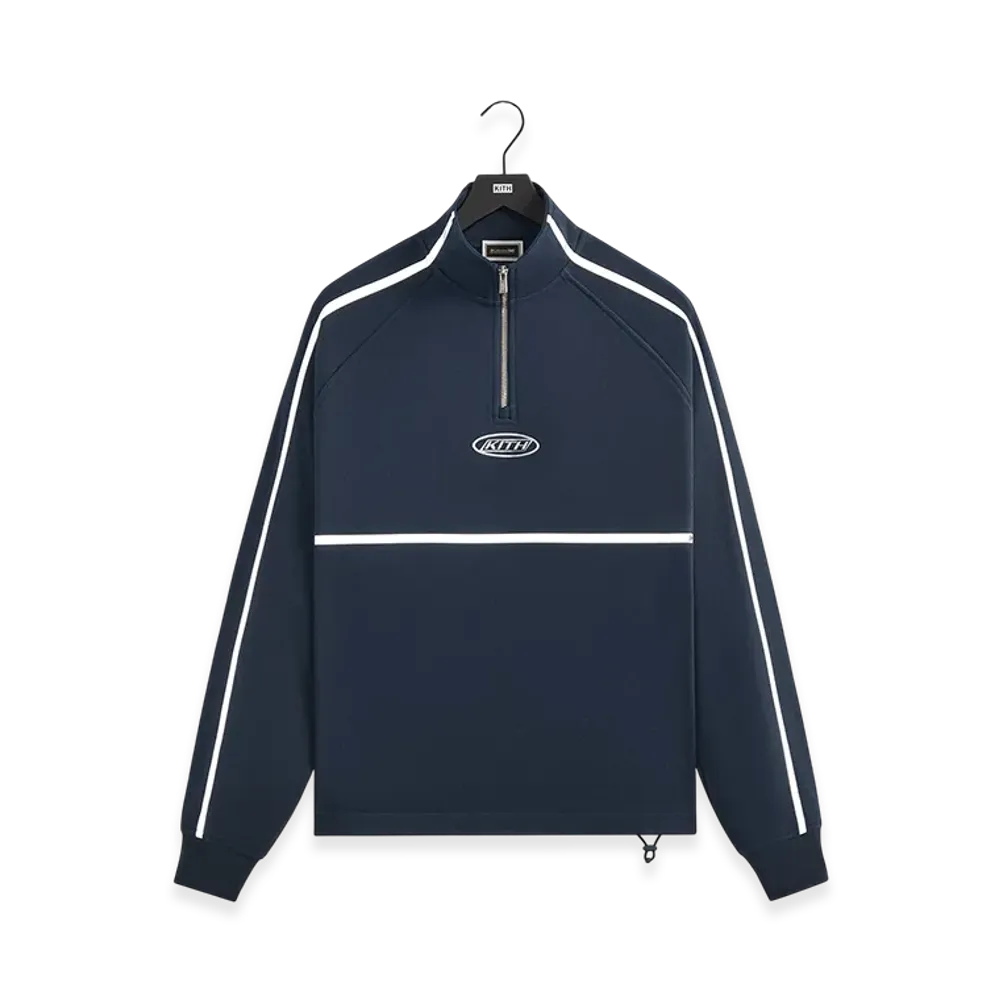 Kith x Columbia Reflective Funnel Neck Quarter Zip "Nocturnal"