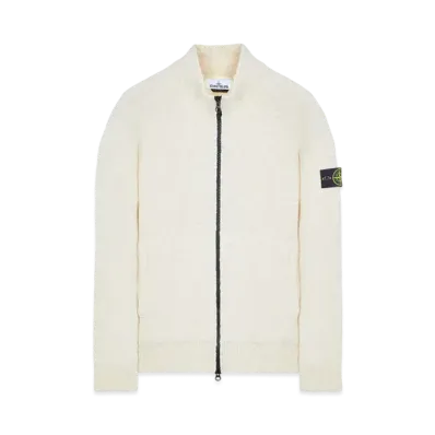 Stone Island 536D3 COTTON WOOL MELANGE "Ibory"